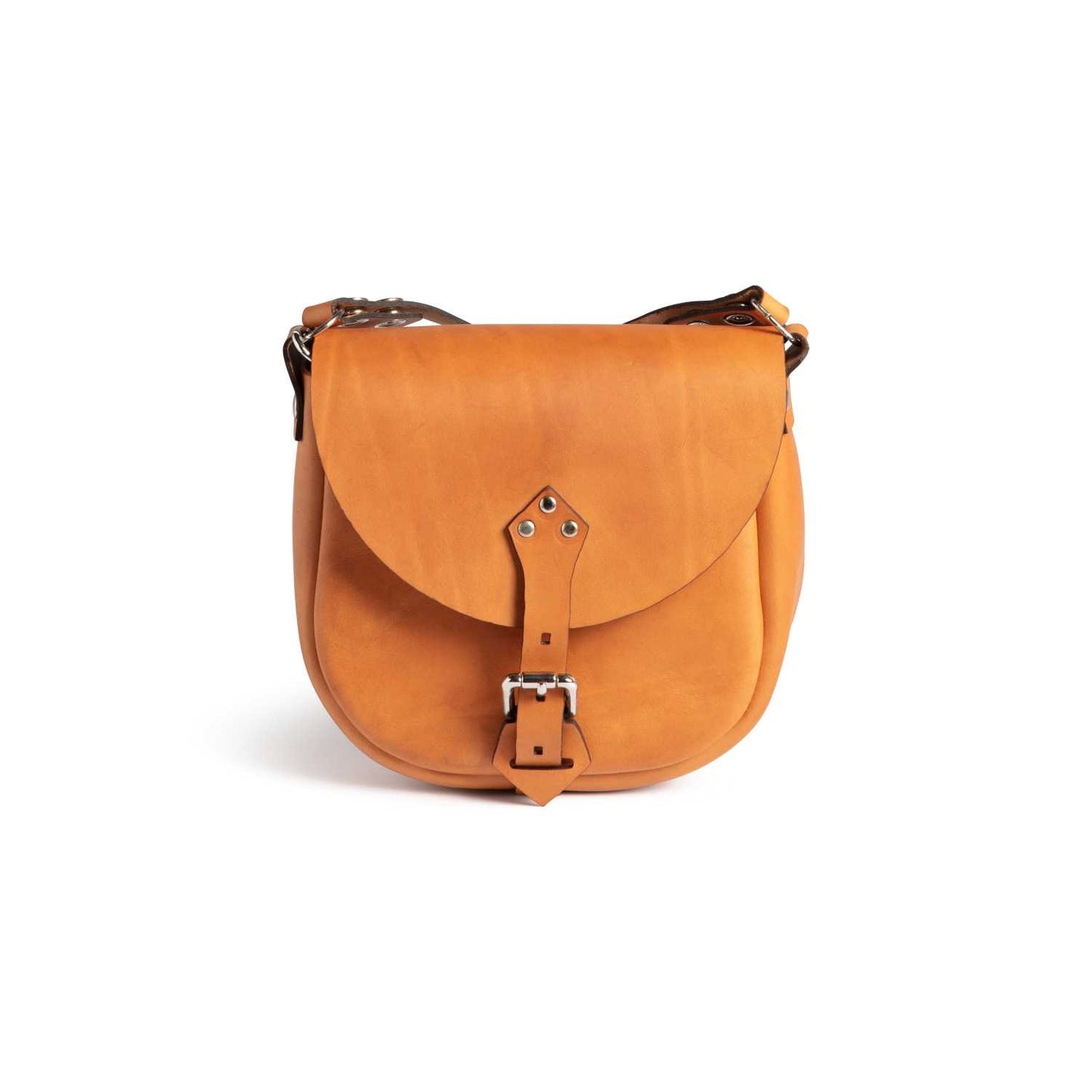 Borsa in vera pelle artigianale, naturale